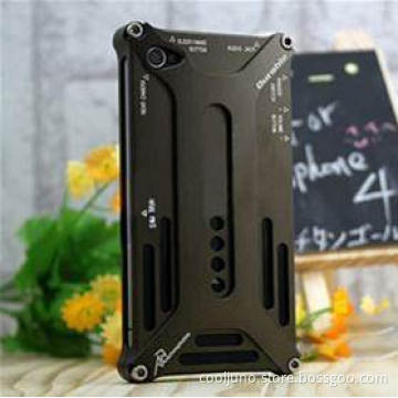 X-Guard Series Arachnophobia Aluminium Protective Case Cover for iPhone 4 4S - Coffee